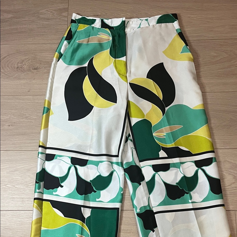 Zara Multicolor Floral Women's Pants